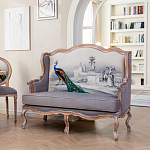 Двухместный диван «Королевская птица» (грей)