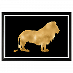 Арт-постер «Золотой лев»