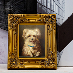 Репродукция картины  «Портрет собачки» рама раме рамы рамк фото фоторам картин репродук 