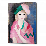 Картина «Женщина в зеленой шляпе» (холст, галерейная натяжка)