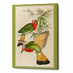 Картина на холсте «Птицы Солнца» 30×45, холст, галерейная натяжка (версия 3)