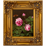 Репродукция картины «Натюрморт с розами»