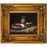 Репродукция картины «Клубника, яйца, белая спаржа и кувшин на столе»