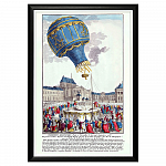 Арт-постер «Монгольфье в Версале»