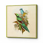 Картина на холсте «Птицы Солнца» 60×60, холст, галерейная натяжка (версия 7)