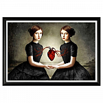 Арт-постер «Одно сердце на двоих»