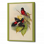 Картина на холсте «Птицы Солнца» 30×45, холст, галерейная натяжка (версия 4)