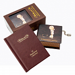 Подарочный комплект «12 Рецептов счастья / Скорпион»: музыкальная шкатулка и миниатюрная книга