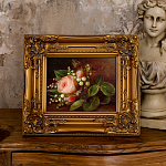 Репродукция картины «Натюрморт с розами и ландышами» рама раме рамы рамк фото фоторам картин репродук 