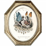 Картина «Танец двух бабочек» в раме «Эдита»