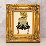 Л.С. Бакст. Эскиз костюма китайского мандарина к балету «Спящая красавица», 1921 в картинной раме «Шелли»