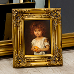 Репродукция картины «Рыжеволосая девочка с апельсином» рама раме рамы рамк фото фоторам картин репродук 