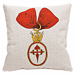 Декоративная подушка «Рыцарский орден Сантьяго, Испания»