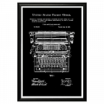 Арт-постер «Патент на печатную машину, 1899»