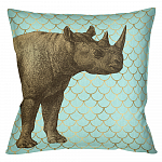 Интерьерная подушка «Самый обыкновенный носорог»