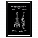 Арт-постер «Патент на скрипку Фрэнка Эшли»