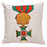 Декоративная подушка «Королевский Венгерский орден Святого Стефана»