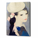 Картина «Женщина в шляпке» (холст, галерейная натяжка)