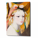 Картина «Женщина в ожерелье» (холст, галерейная натяжка)