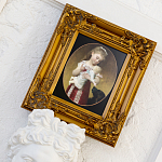 Репродукция картины «Девочка с куклой» рама раме рамы рамк фото фоторам картин репродук 