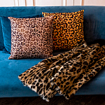 Интерьерная подушка «Леопард» (искра)