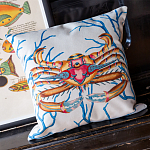 Декоративная подушка «Фантастика подводного мира» версия 1 (блю)