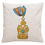 Декоративная подушка «Орден Железной короны, Ломбардия»
