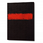 Картина «Черный, красный и чёрный» (холст, галерейная натяжка)