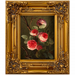 Репродукция картины «Розовые розы»