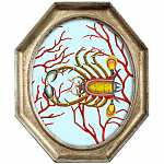Картина «Фантастика подводного мира» в раме «Эдита», версия 73