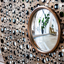Декоративное настенное зеркало «Шарден» (fish-eye)