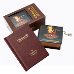 Подарочный комплект «12 Рецептов счастья / Рак»: музыкальная шкатулка и миниатюрная книга