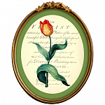 Картина «Век тюльпанов», версия 3 в раме «Тиффани»
