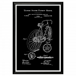 Арт-постер «Патент на велосипед, 1899»