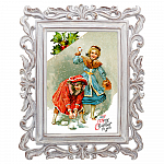 Картина "С Новым годом!", в фоторамке "Агата", версия 7 рама раме рамы рамк фото фоторам картин репродук 