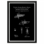 Арт-постер «Патент Сэмюэла Кольта на конструкцию револьвера»