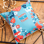 Декоративная подушка «Новогоднее настроение», версия 7