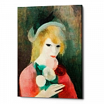 Картина «Девушка в шляпе» (холст, галерейная натяжка)