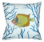 Декоративная подушка «Фантастика подводного мира» версия 10 (блю)