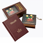 Подарочный комплект «12 Рецептов счастья / Близнецы»: музыкальная шкатулка и миниатюрная книга