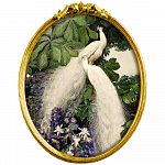 Картина «Королевский павлин», версия 2, в раме «Бетти»