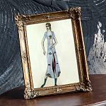 Л.С. Бакст. Эскиз костюма для Иды Рубинштейн к балету «Иштар» в раме «Анастаси»