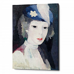Картина «Автопортрет в шляпе, 1927» (холст, галерейная натяжка)