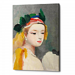 Картина «Женщина с веером» (холст, галерейная натяжка)