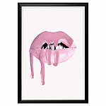 Арт-постер «Пудровый розовый»