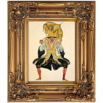 Л.С. Бакст. Эскиз костюма китайского мандарина к балету «Спящая красавица», 1921 в картинной раме «Шелли»
