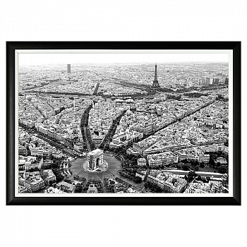 Арт-постер «Все дороги ведут в Париж»