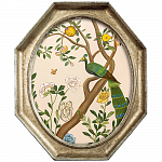 Картина «Индокитайский зеленый павлин», версия 2, в раме «Эдита»