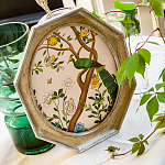Картина «Индокитайский зеленый павлин», версия 2, в раме «Эдита» рама раме рамы рамк фото фоторам картин репродук 