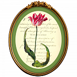 Картина «Век тюльпанов», версия 1 в раме «Тиффани»